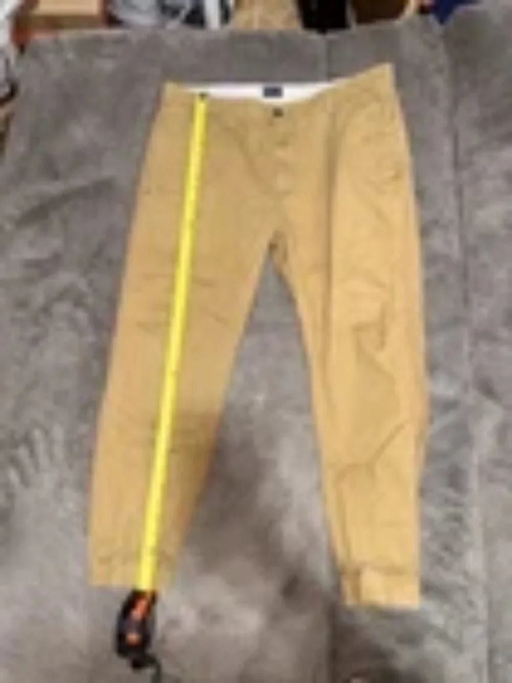 Levi Strauss & Co Twill Jogger Pants Men's 34x30 Tan Ankle Elastic Casual